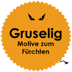 Karneval: gruselige Motive zum Aufb&uuml;geln
