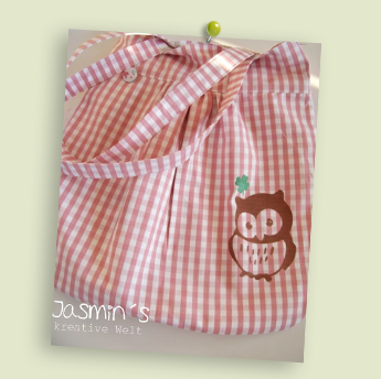 Jasmin`s kreative Welt - Tasche mit Eule Eddie