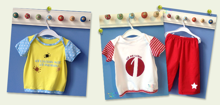 Kundenfoto - Geburtstagzahl und lustiger Spruch zum Aufbügeln für Kinder