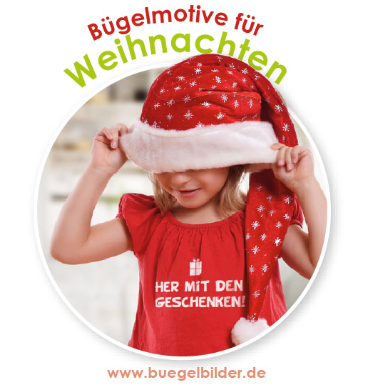 Aufb&uuml;gler und Applikationen mit Motiven zu Weihnachten und Advent