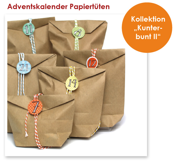 Idee: Adventskalender aus Frühstückstueten