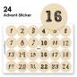 Advent-Sticker 