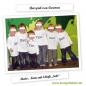Aufbügler Buchstaben - Eine Gruppe Jungen mit Namen-T-Shirts