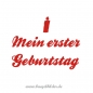 Mein erster Geburtstag