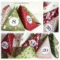Adventskalender Set Dreieckstüten 