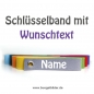 Schlüsselband mit Namen