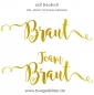 Team Braut/Bride in Gold