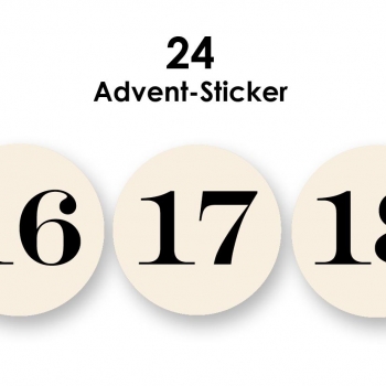 Advent-Sticker 