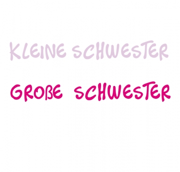 kleingroße Schwester I