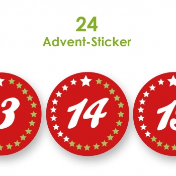 Advent-Sticker 