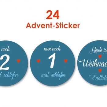 Advent-Sticker 