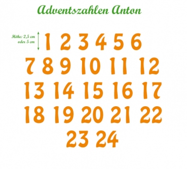 Advents-Zahlen 