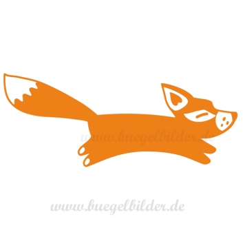 So sieht das Bügelbild Fuchs im Wintschlaf aus.