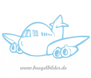 Flugzeug zum Aufbügeln