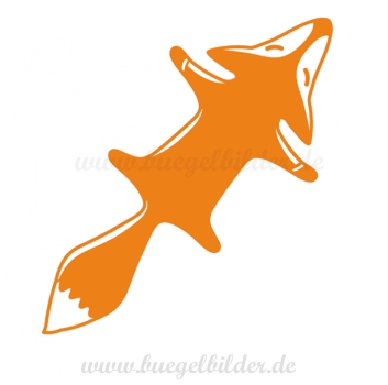 So sieht das Bügelbild Liegernder Fuchs aus.