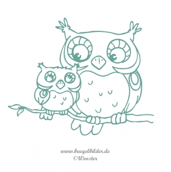 Mama-Eule liebt Eulchen