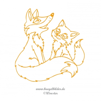 Mama-Fuchs liebt Füchslein