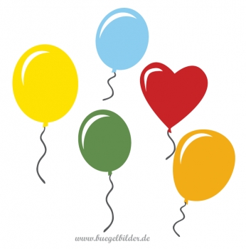 Fliegende Luftballons