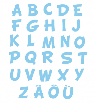 Alphabet A bis Z