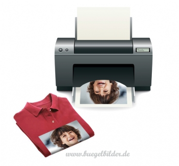 5x Transferpapier für Tintendrucker