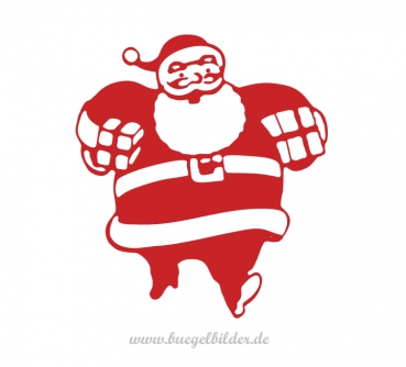 Weihnachtsmann mit Geschenken