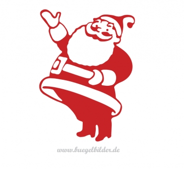 Winkender Weihnachtsmann