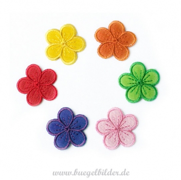 Patch: Blumen zum Aufbügeln
