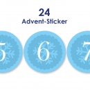 Advent-Sticker "Schneeflocke"