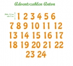 Advents-Zahlen "Anton"