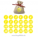 Advents-Zahlen "Sterne"