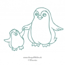 Mama-Pinguin liebt Ping