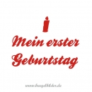 Mein erster Geburtstag
