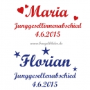 JGA - Name mit Datum