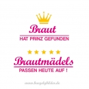 Flotte Bienen on Tour - Spruch für T-Shirts zum Junggegeselinnenabschied