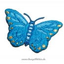 Aufbügler "Blauer Schmetterling"