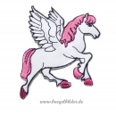 Aufbügler "Pegasus mit rosa Mähne"