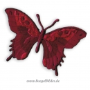 Aufbügler "Großer Schmetterling" Weinrot