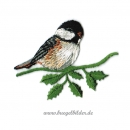 Aufbügler "Kleiner Fink auf einem Ast I"
