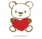 Teddy mit großem Herz