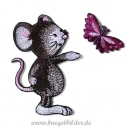 Aufbügler Maus "Komm zu mir!"