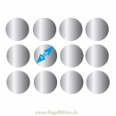 Zum Aufbügeln: Reflektierende Punkte