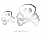 Reflektierende Totenköpfe