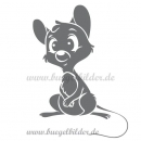 Aufbügler Hase aus Velours