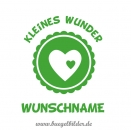 U-Heft "Kleines Wunder" - mit Namen